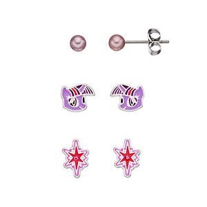 My Little Pony Twilight Sparkle Kids' Stud Earring Set by Hasbro