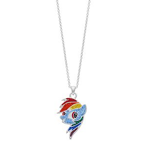 My Little Pony Rainbow Dash Crystal Pendant Necklace