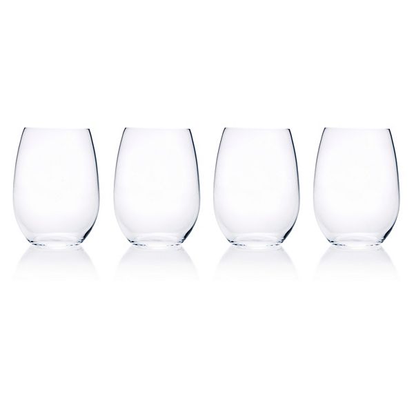 Double Wall Mug and Stemless Wine Glass Set of 2, Caffeine Wine Sentim –  Mikasa