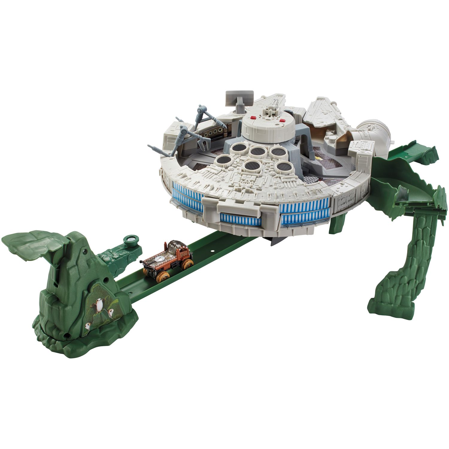 hot wheels star wars millennium falcon playset