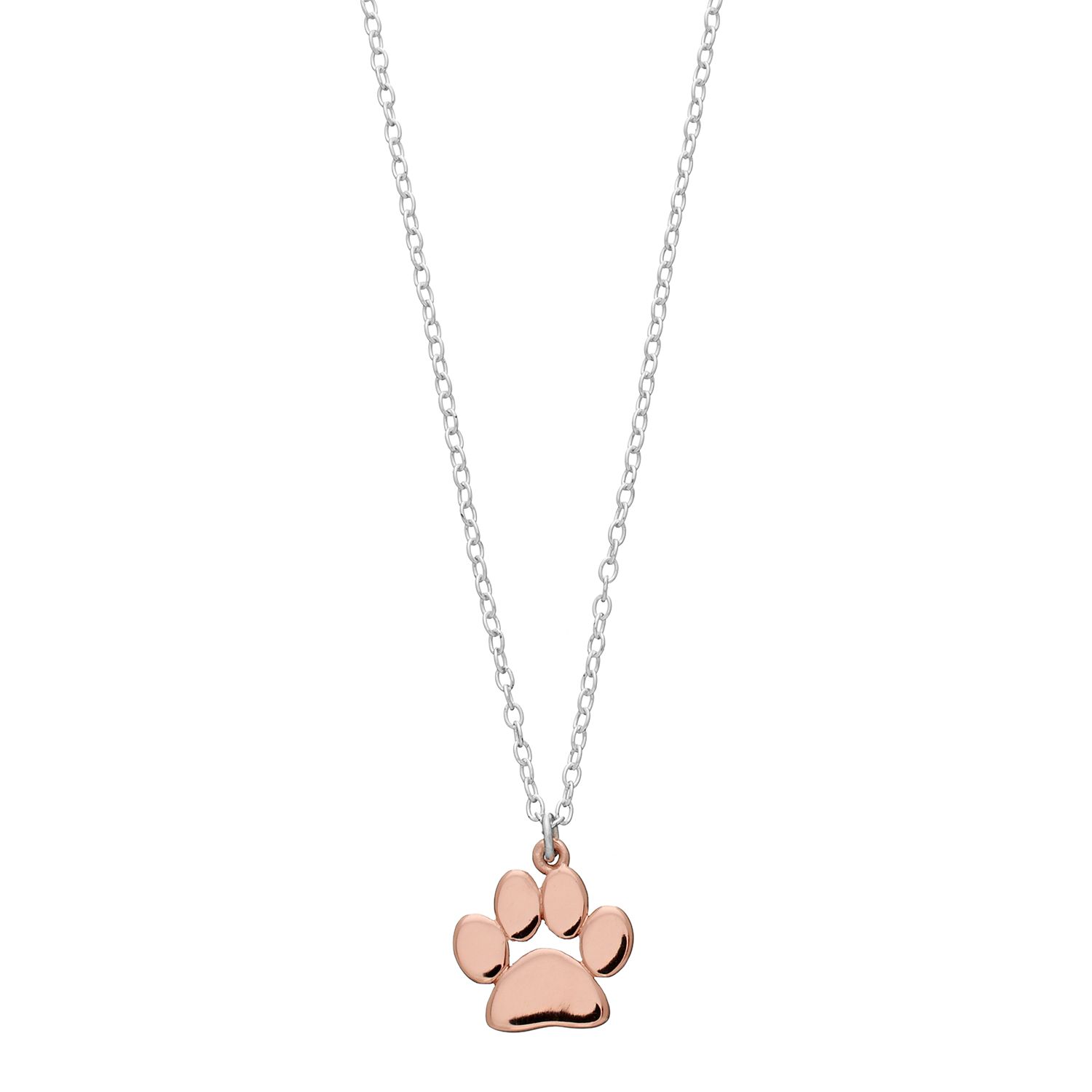 paw print necklace kohls