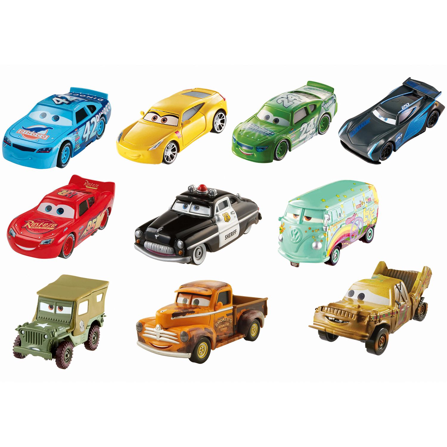 disney cars 10 pack