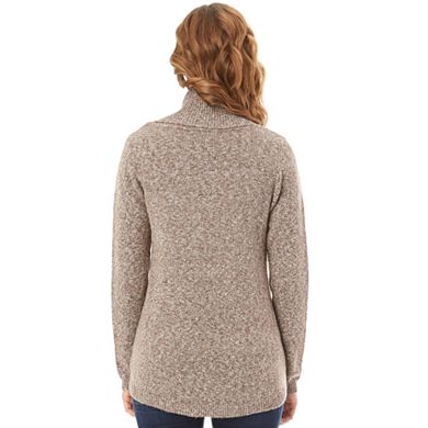 Women's Apt. 9® Marled Cowlneck Tunic Sweater