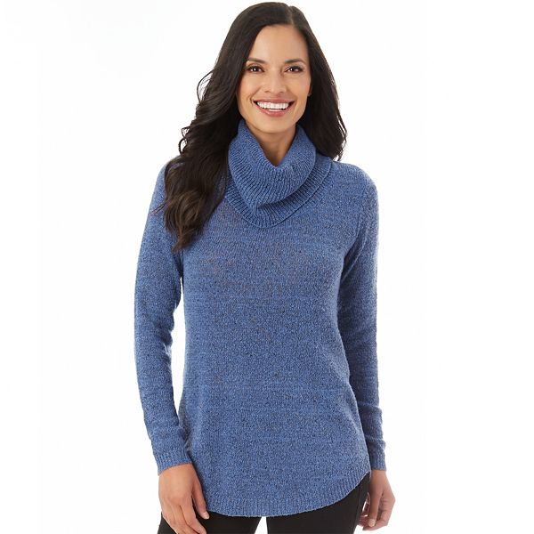 Women's Apt. 9® Marled Cowlneck Tunic Sweater