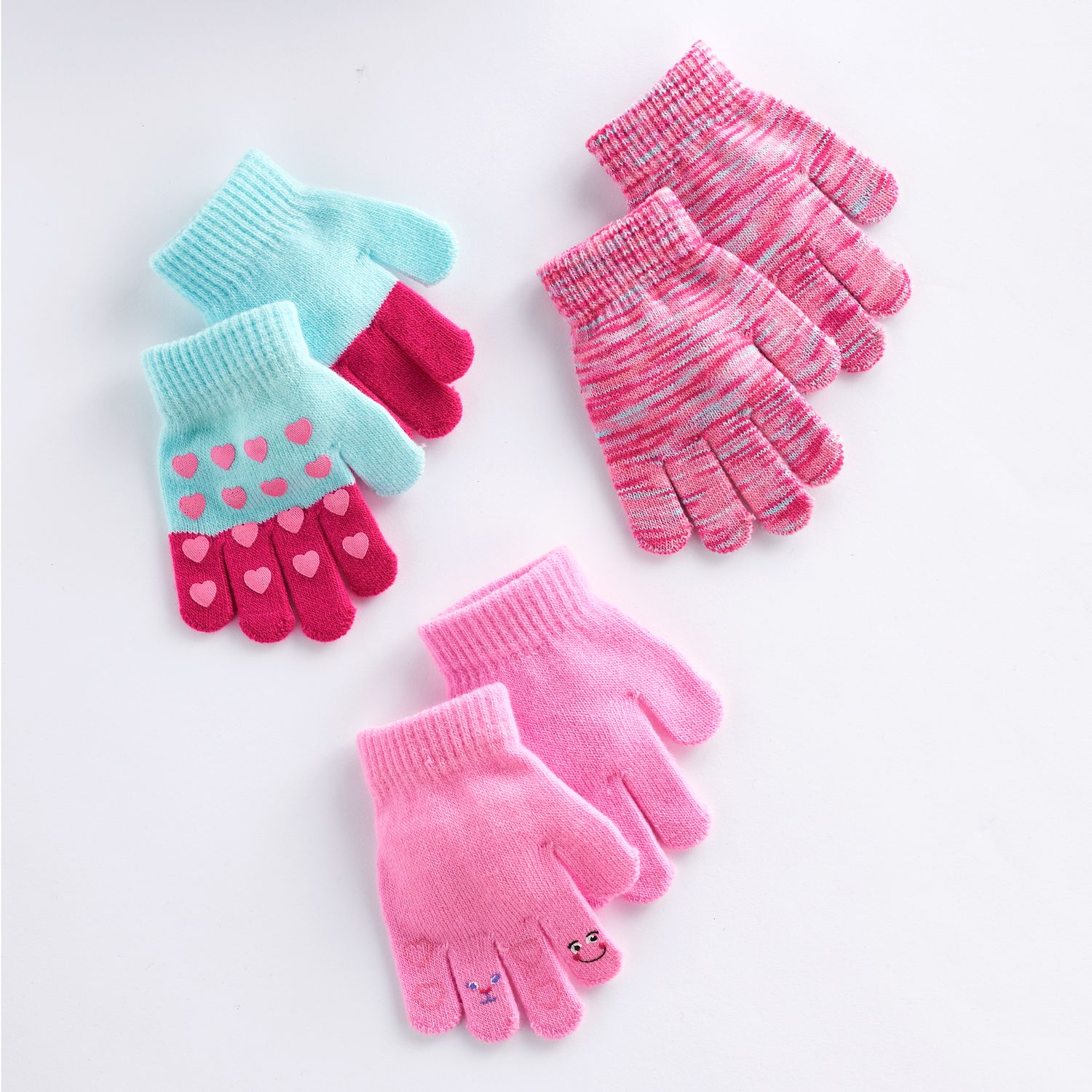 pink toddler gloves