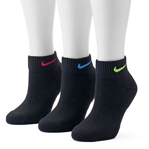 Women's Nike 3-pk. Easy Cushioned Quarter Socks