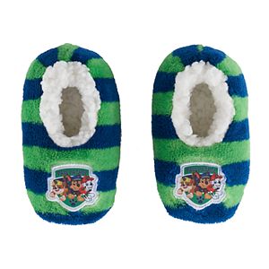 Toddler Boy Paw Patrol Marshall, Rubble & Chase Plush Slipper Socks