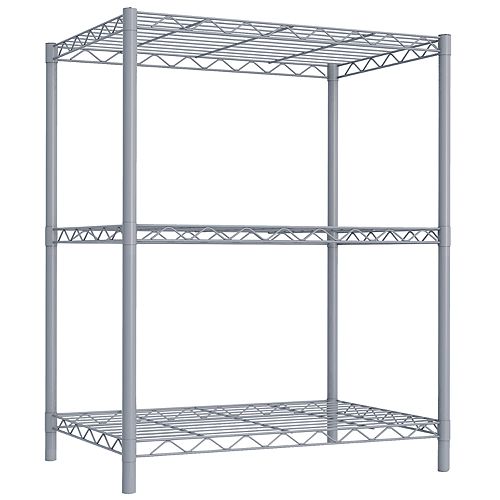 Home Basics 3Tier Steel Wire Storage Shelf