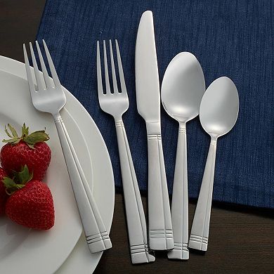 Pfaltzgraff Everyday Dawson Frost 20-pc. Flatware Set