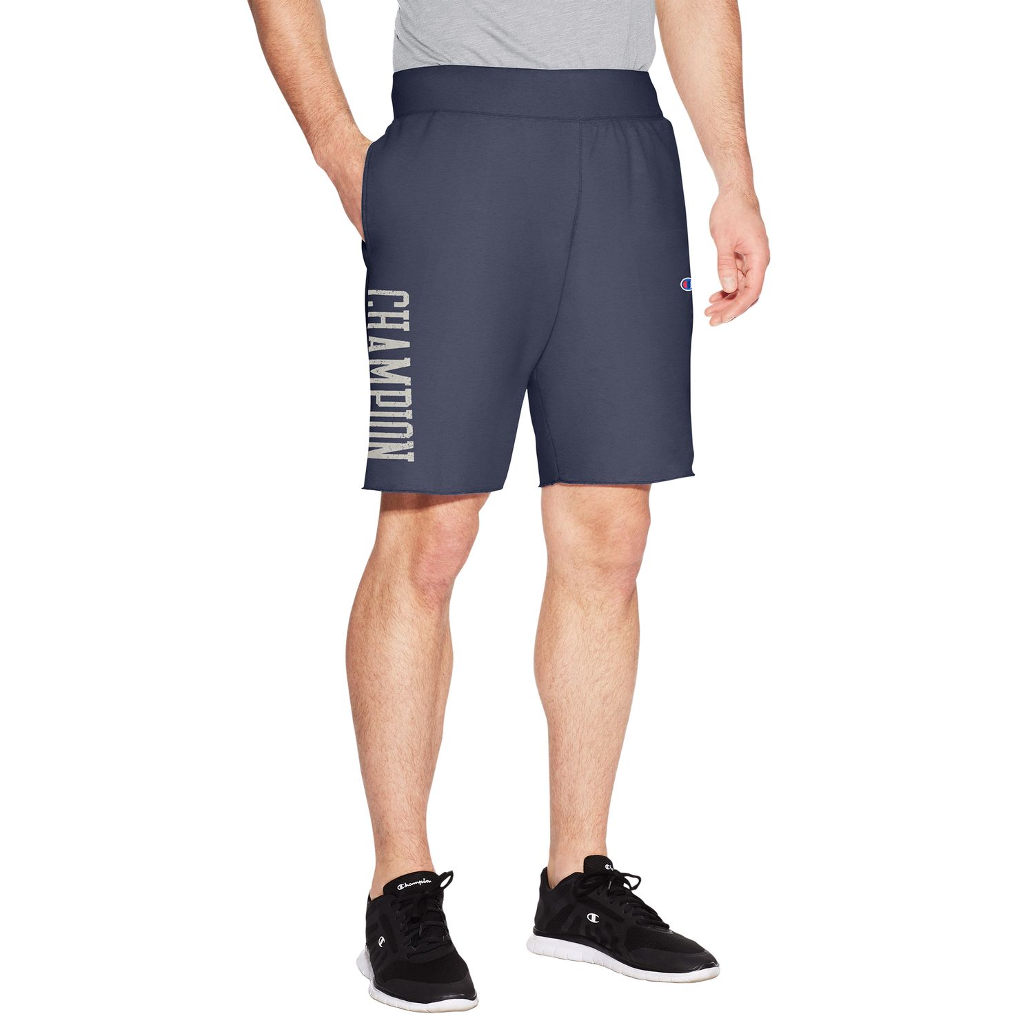 men's champion fleece shorts