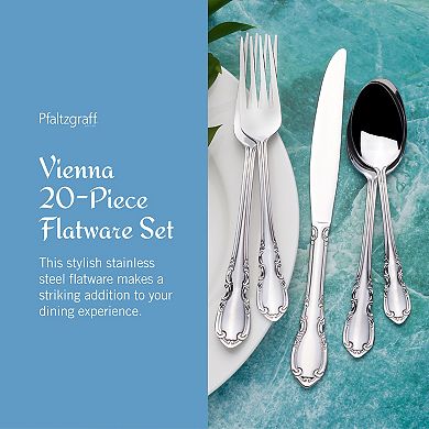 Pfaltzgraff Everyday Vienna 20-pc. Flatware Set