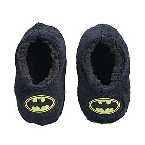 Toddler Boy DC Comics Batman Plush Fleece Slipper Socks