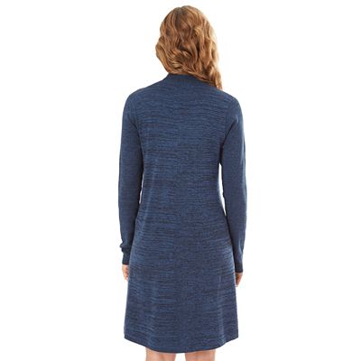 rib knit dress outfit Never Impossible Ribbed Midi Sweater Dress - Black main image 0