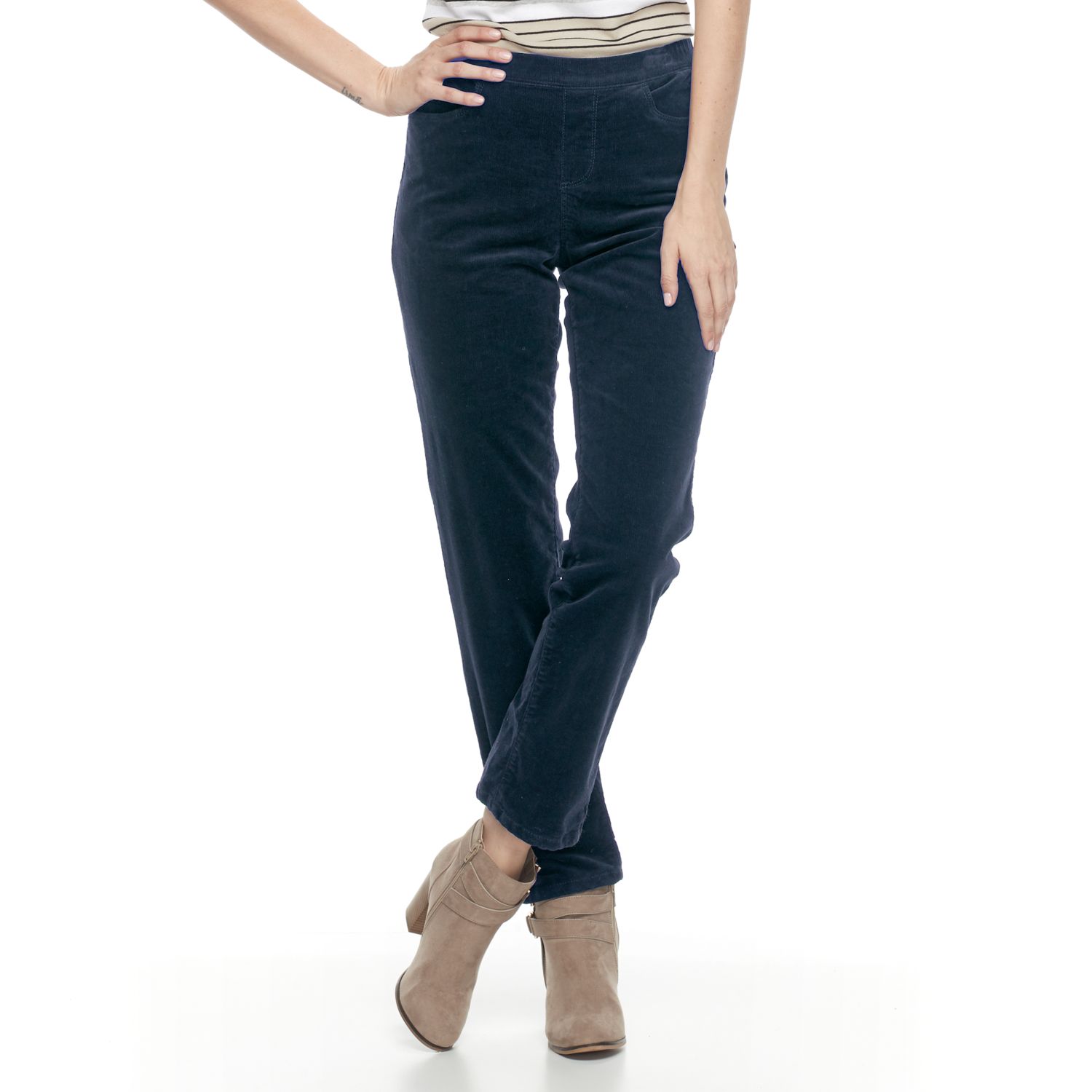 croft and barrow womens corduroy pants