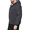 Big & Tall Levi's® Cotton Canvas Workwear Sherpa-Lined Hooded Bomber Jacket