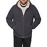 Big & Tall Levi's® Cotton Canvas Workwear Sherpa-Lined Hooded Bomber Jacket