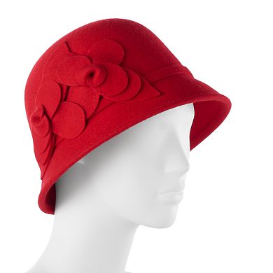 Women's Apt. 9® Wool Felt Floral Cloche Hat
