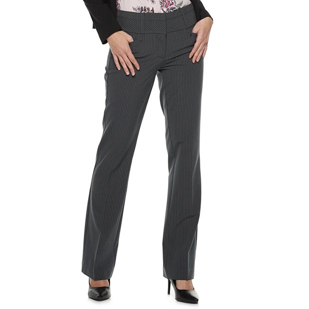 【I AM MARI】F/W Benzels Banding Bootcut Pants Women's Bootcut and Flare Jeans | Black/Dark grey | Diesel