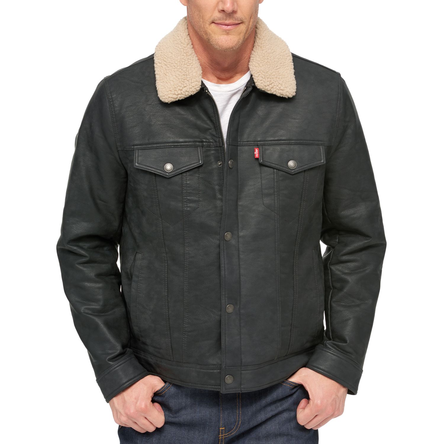 levi's big and tall sherpa jacket