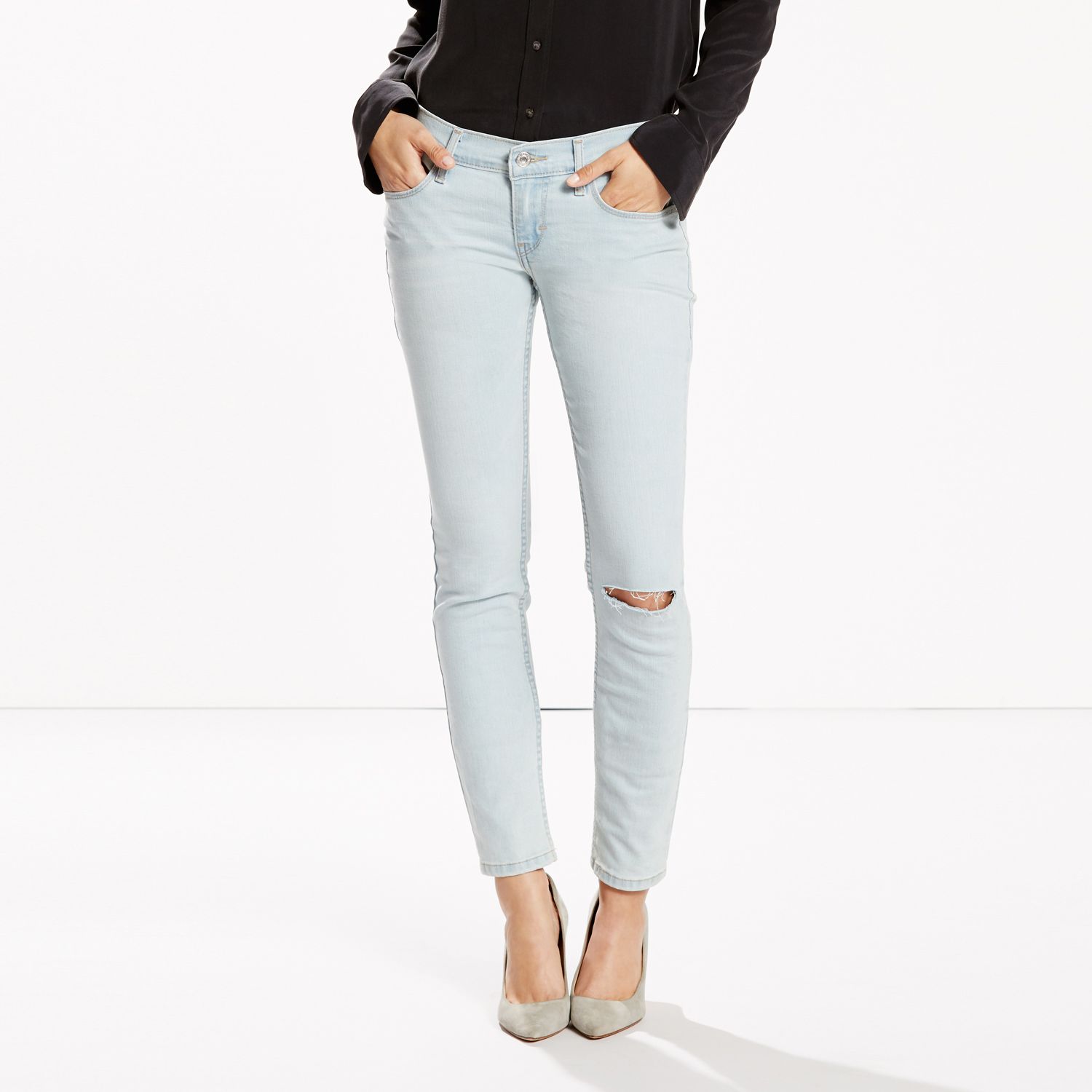 women's levi's 524 skinny jeans