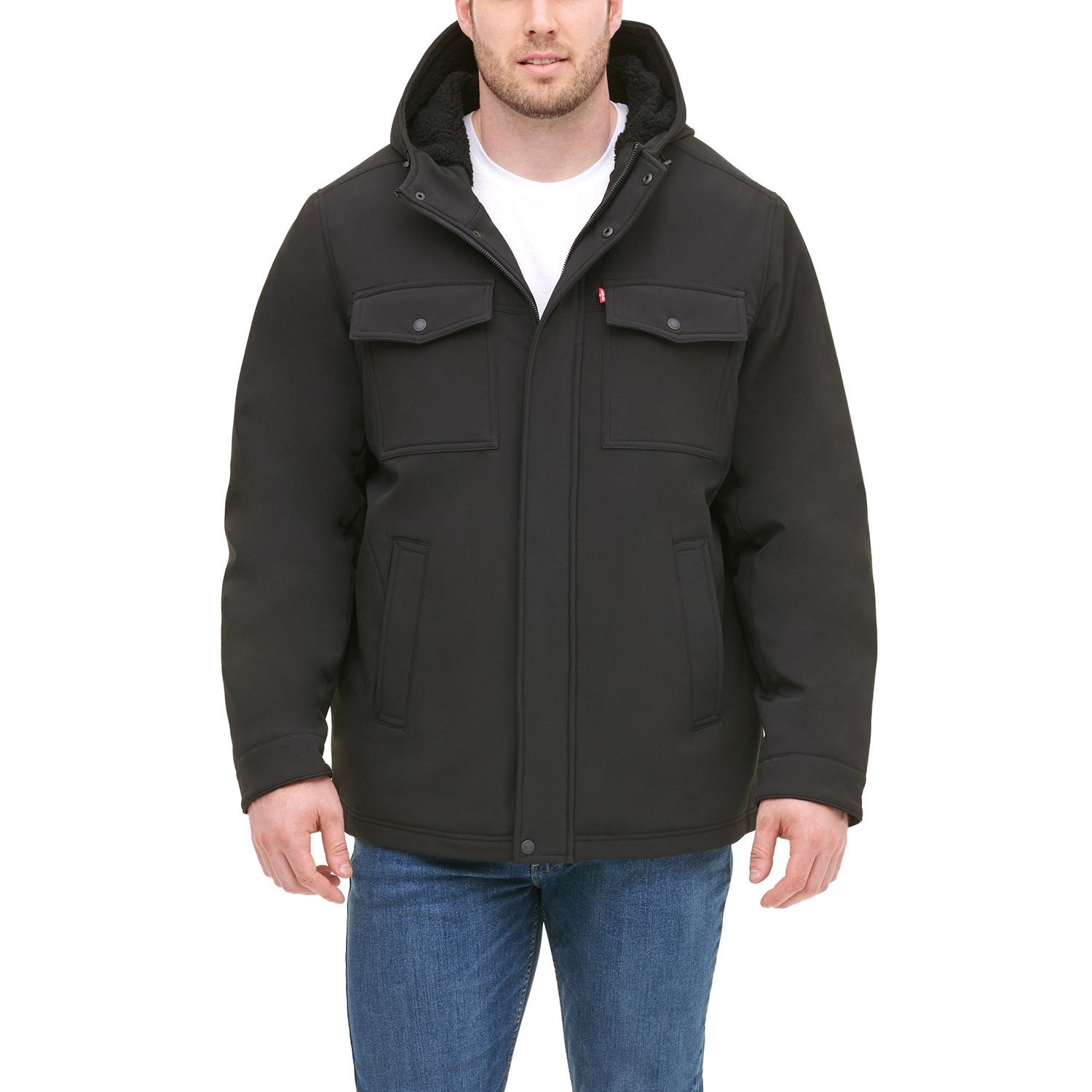 levi's big and tall sherpa jacket