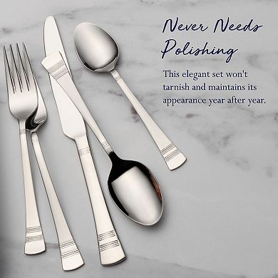 Pfaltzgraff Everyday Sapphire Bay 20-pc. Flatware Set