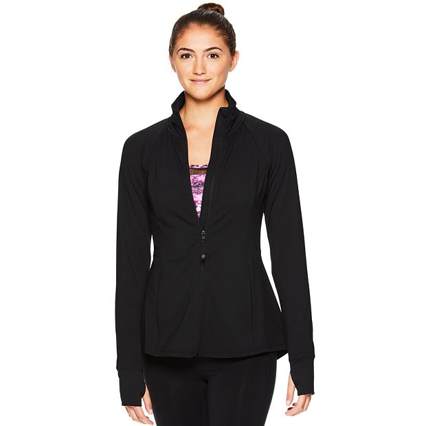 Women's Gaiam Energy Thumb Hole Yoga Jacket