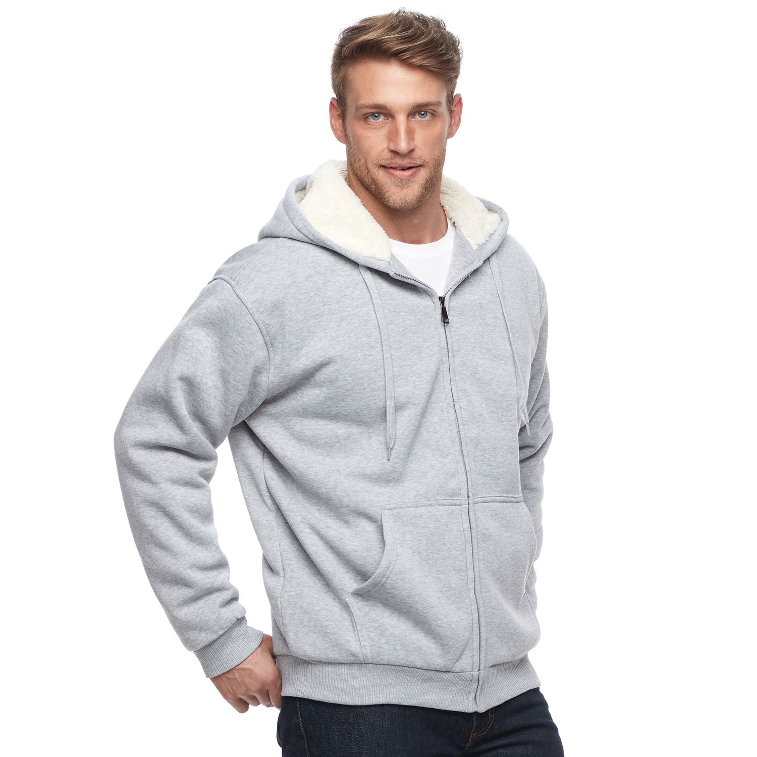 big and tall sherpa pullover