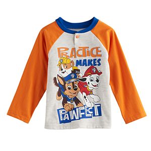Toddler Boy Paw Patrol Rubble, Marshall & Chase Raglan Henley