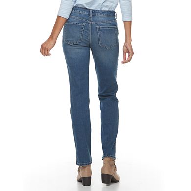 Women's Croft & Barrow® Straight-Fit 5-Pocket Jeans