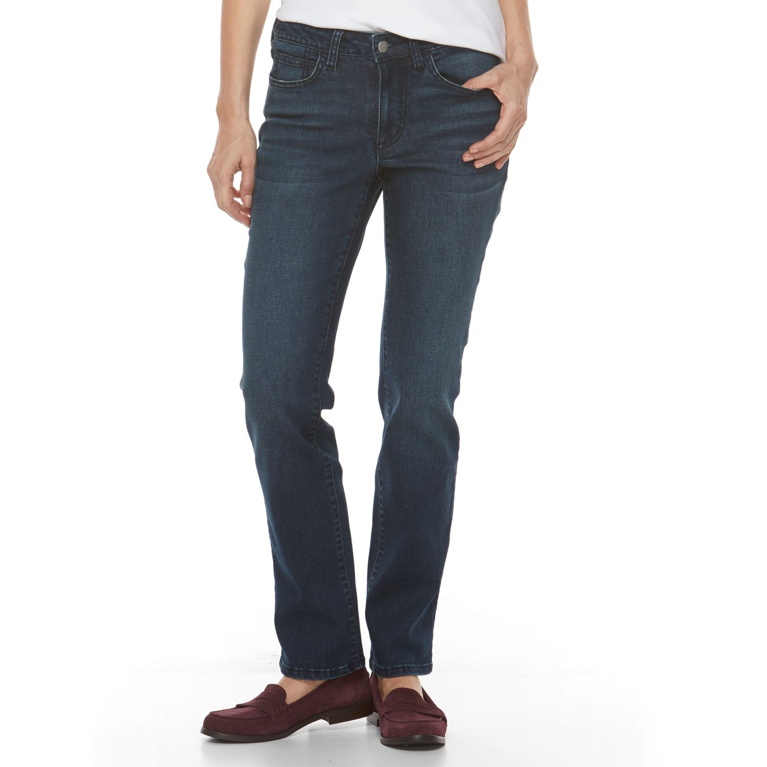 croft and barrow petite stretch jeans