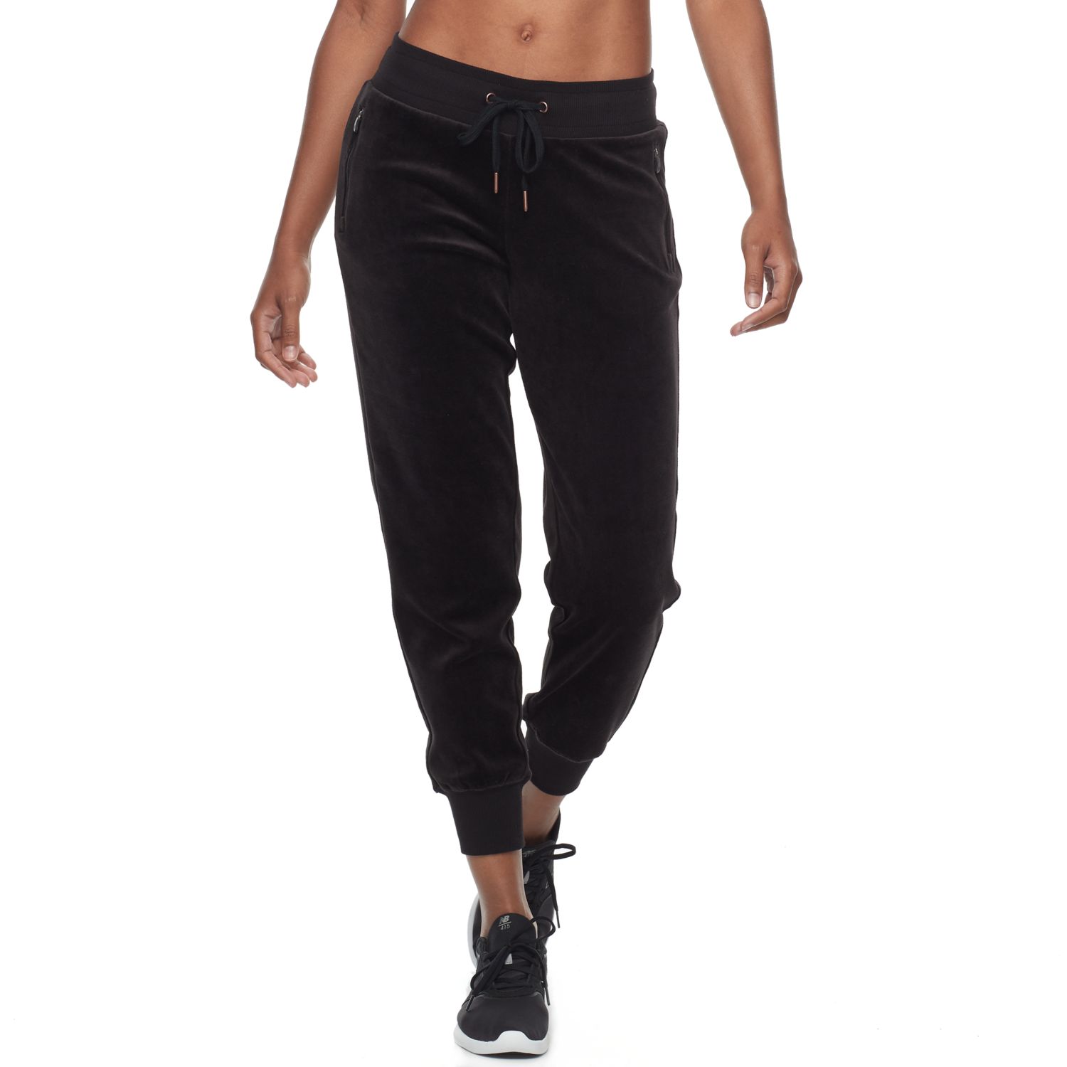 velour joggers womens