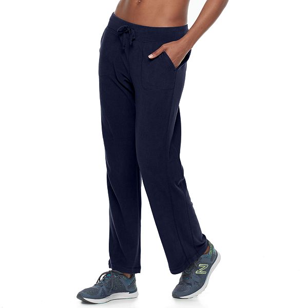 petite tek gear fleece pants