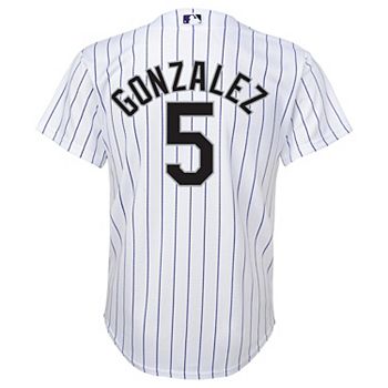 Colorado Rockies Carlos Gonzalez Majestic T Shirt jersey