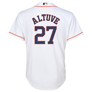 Boys 8-20 Majestic Houston Astros Jose Altuve Cool Base Replica Jersey