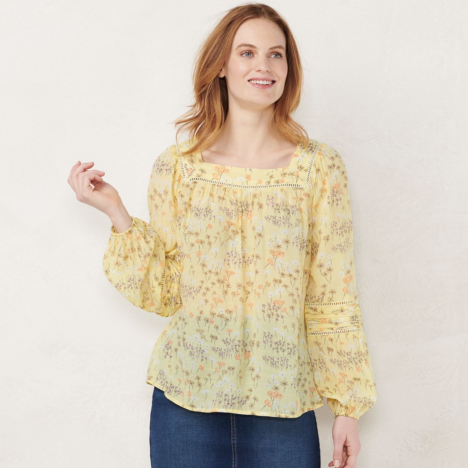 target yellow blouse