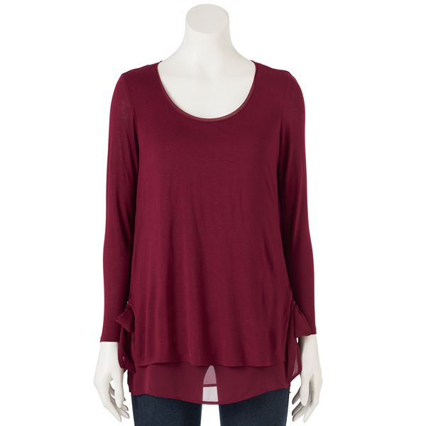 Women's LC Lauren Conrad Mock-Layer Tunic