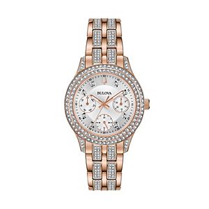 Bulova Women's Crystal Stainless Steel Watch - 98N113