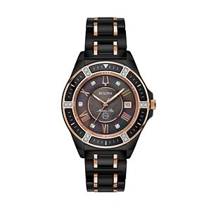 Bulova Women's Marine Star Diamond Ceramic Watch - 98R242