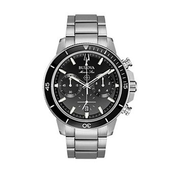 Bulova Men's Marine Star Stainless Steel Chronograph Watch - 96B272
