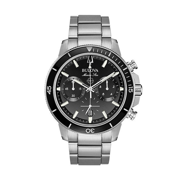 Bulova Men's Marine Star Stainless Steel Chronograph Watch - 96B272