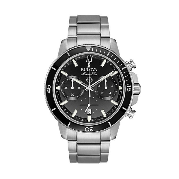 Bulova Men\'s Marine Star Stainless Steel Chronograph Watch - 96B272