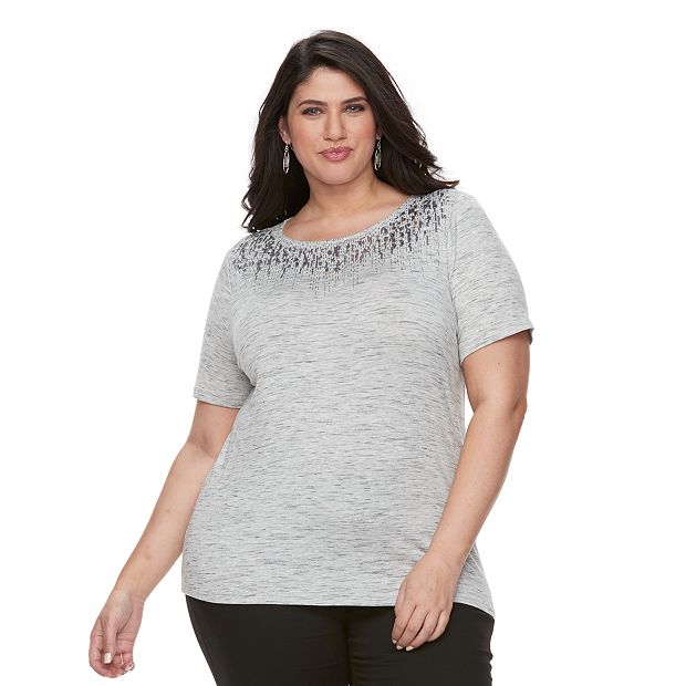 Plus Size Apt. 9® Sequin Top