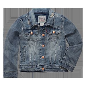 Girls 4-6x Levi's® Distressed Trucker Jean Jacket