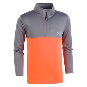Boys 4-7 Under Armour 1/4-Zip Pullover Mock Neck Top