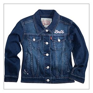 Girls 4-6x Levi's® Butterfly Trucker Jean Jacket