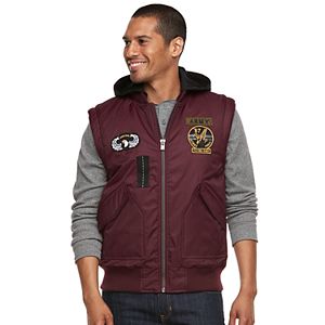 Men's XRAY Slim-Fit Hooded Military Vest