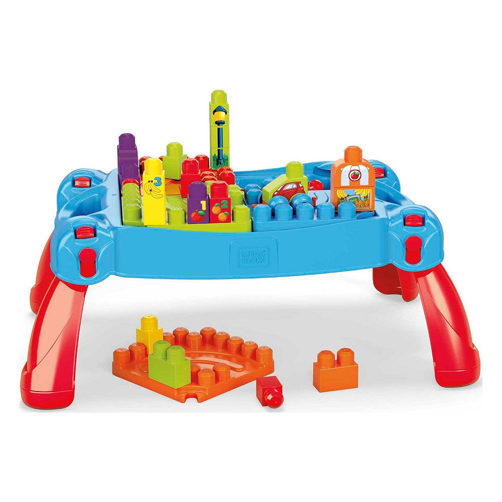 MEGA BLOKS Build 'n Learn Table Activity Building Set, Learning