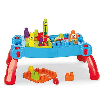 MEGA BLOKS Build 'n Learn Table Activity Building Set, Learning