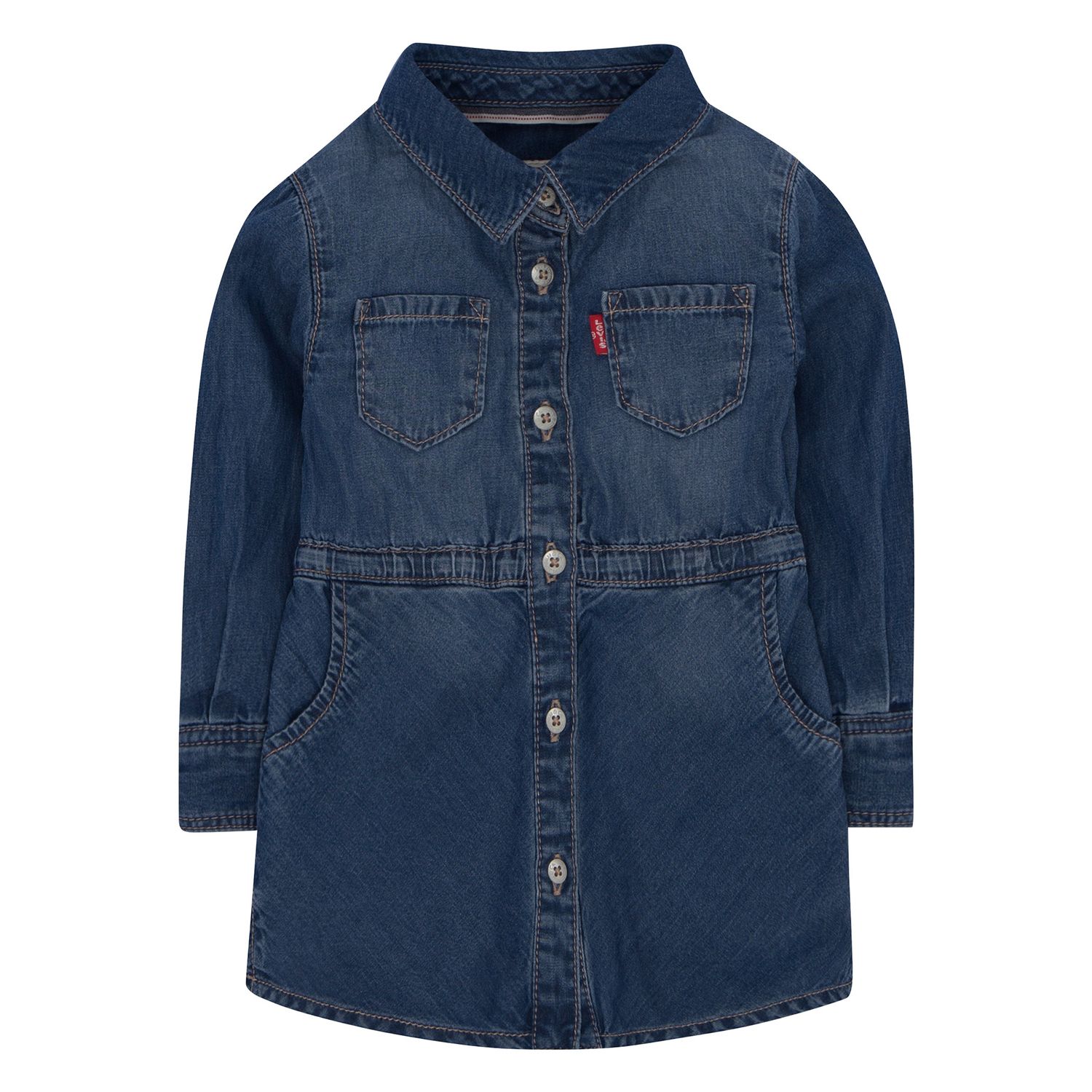 levi's women's denim shirt dress